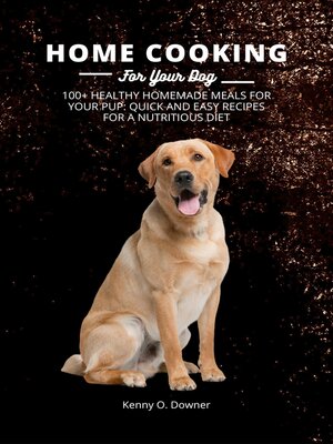 cover image of DOG NUTRIENT COOKBOOK